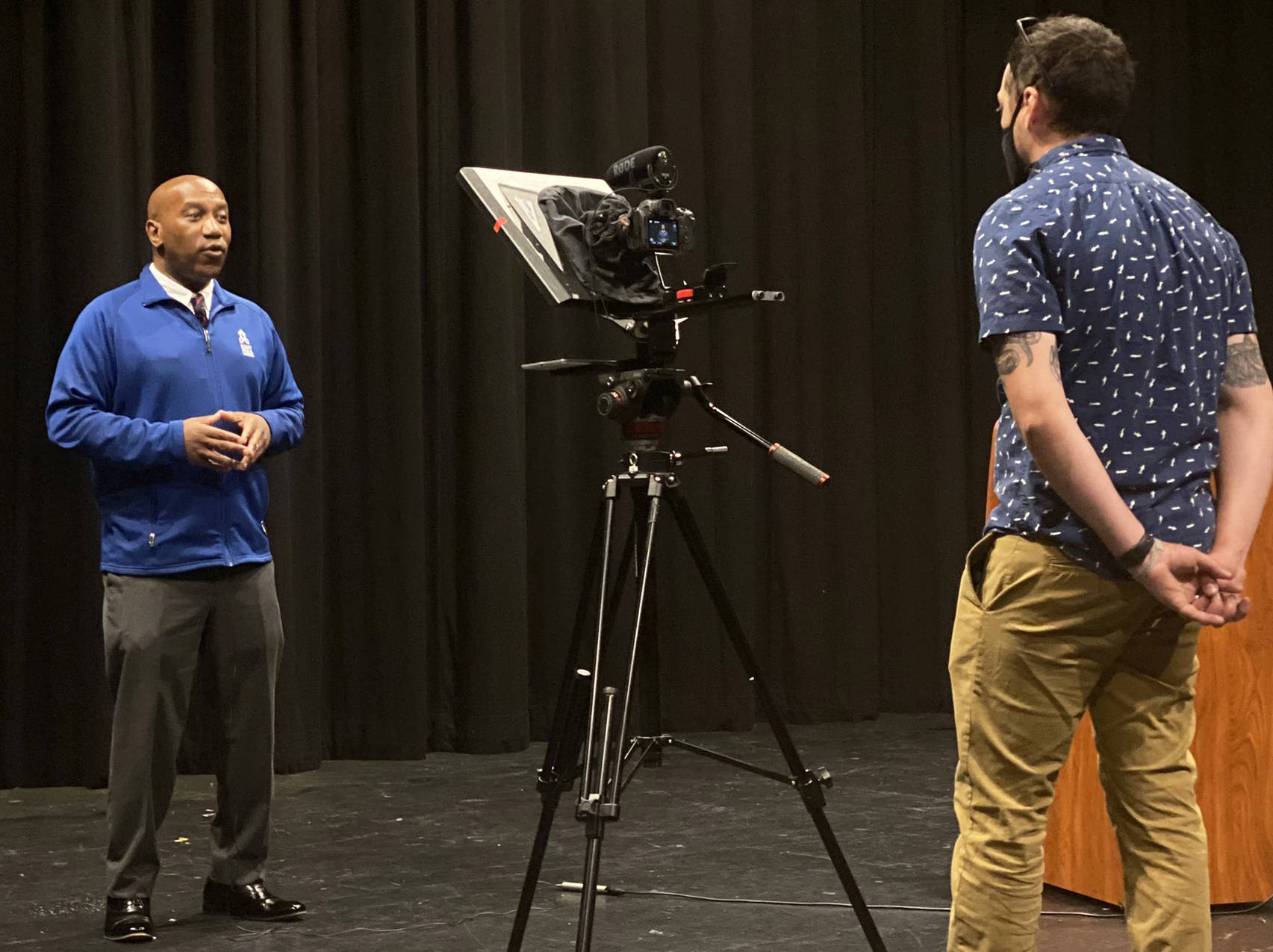 Kent School District Superintendent Calvin Watts delivering a video message about the end of the 2020-2021 school year. COURTESY PHOTO, Kent School District
