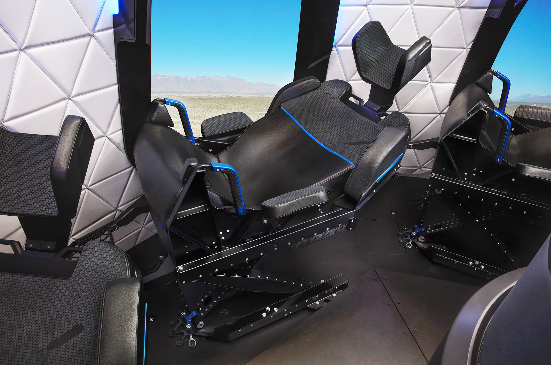 A seat on Blue Origin’s New Shepard that is scheduled carry people into space for the first time on July 20. COURTESY PHOTO, Blue Origin