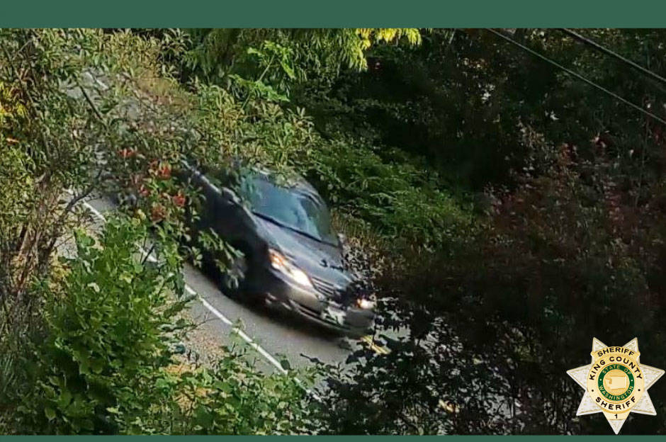 The King County Sheriff’s Office is seeking a gray 2001 to 2006 Toyota Camry in connection with a hit and run that killed Greg Moore, 53, on July 18 in Maple Valley. COURTESY PHOTO, King County Sheriff’s Office