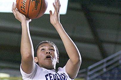 Talia Walton in high school playing for Federal Way in the state championships. File photo