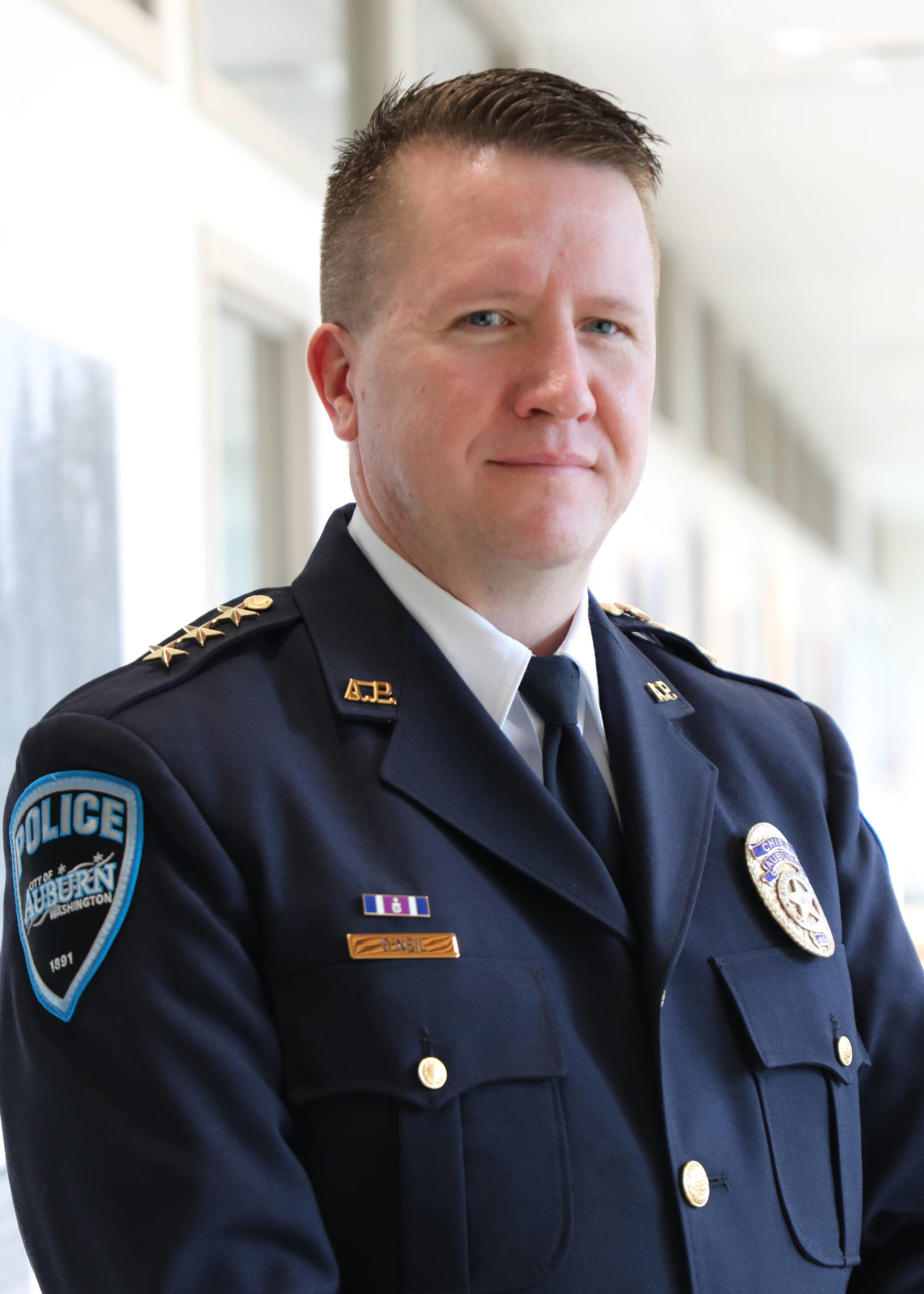 Auburn Police Chief Daniel O'Neil. Photo courtesy of the City of Auburn