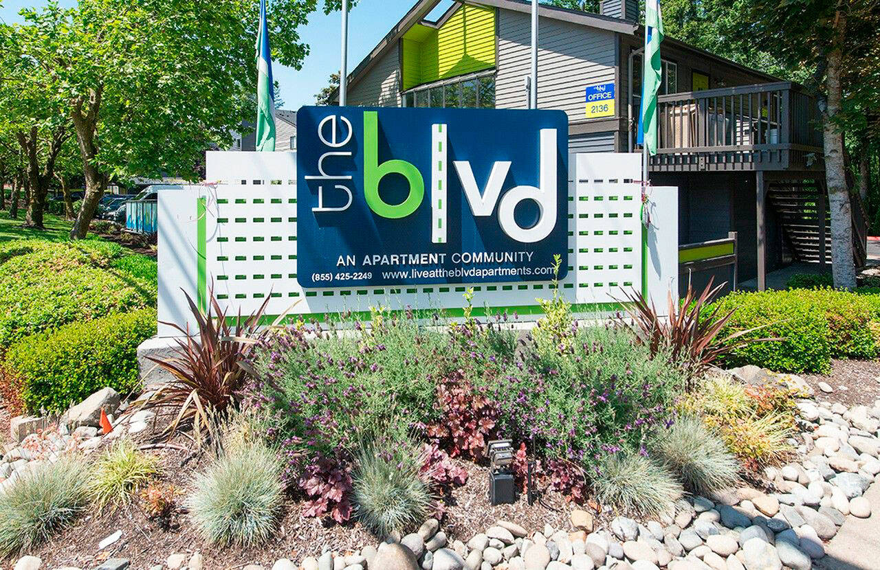 Funding from Amazon will help convert The BLVD apartments along South 272nd Street on Kent’s West Hill into affordable housing. COURTESY PHOTO, Amazon
