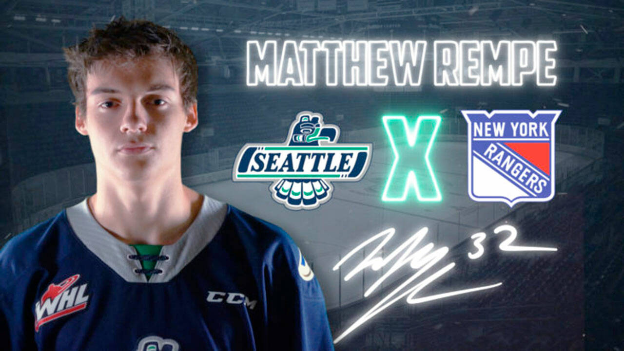 Matthew Rempe. COURTESY PHOTO, Seattle Thunderbirds