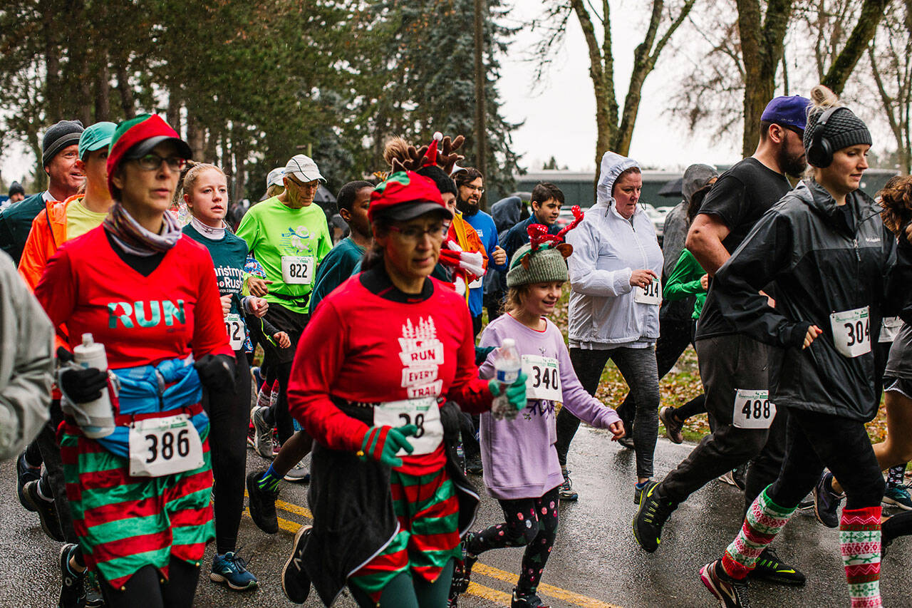 The city of Kent’s Christmas Rush Fun Run and Walk will be on Saturday, Dec. 11, starting at Hogan Park at Russell Road. COURTESY FILE PHOTO, City of Kent