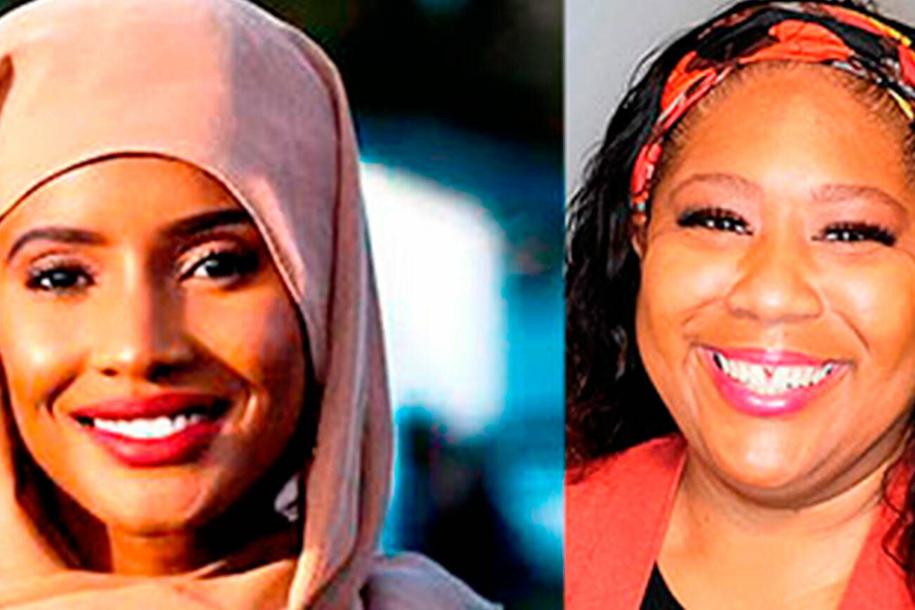 Shukri Olow and Carmen Goers