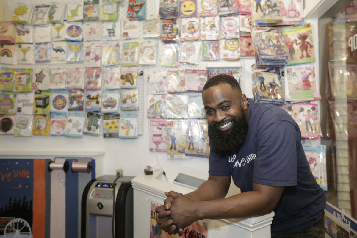 AJ Williams, owner of the Balloon Love Shop, took the leap into business with with help of the Comcast RISE Program.