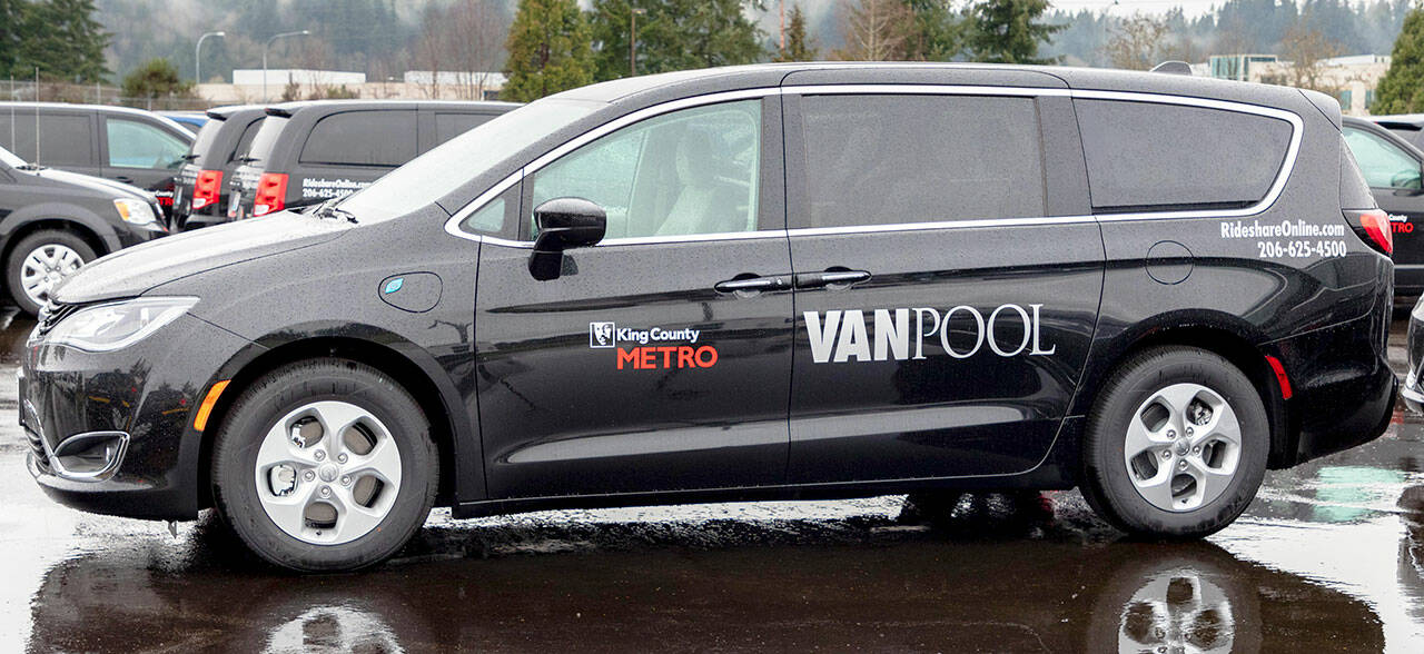 King County Metro offers a pilot vanpool program for Kent residents who make $25 or less per hour. COURTESY PHOTO, King County Metro