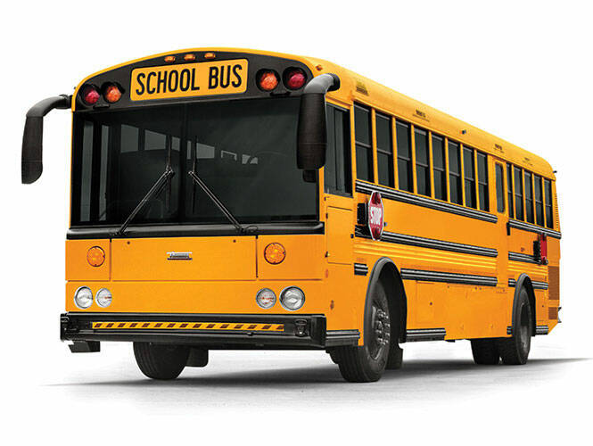 The Kent School District will buy six of these Thomas Built buses to replace older buses. COURTESY PHOTO, Thomas Built