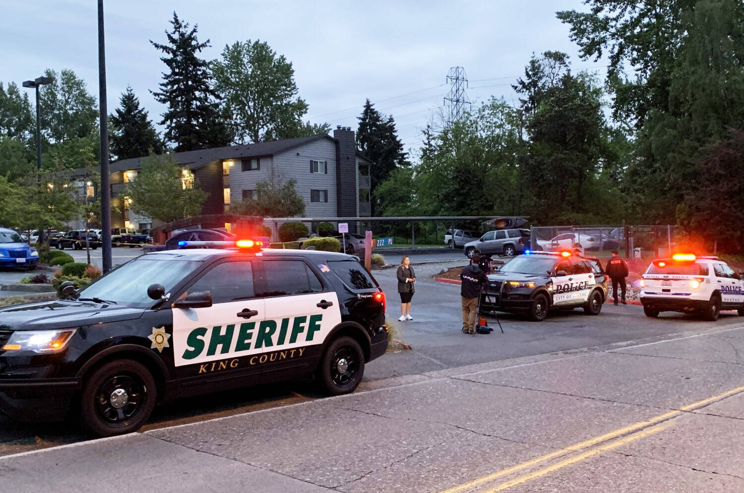 A law enforcement task force fatally shot a man wanted for murder after they attempted to arrest him on Wednesday, June 1 in the 3500 block of South 222nd Street in Kent. COURTESY PHOTO, Seattle Police
