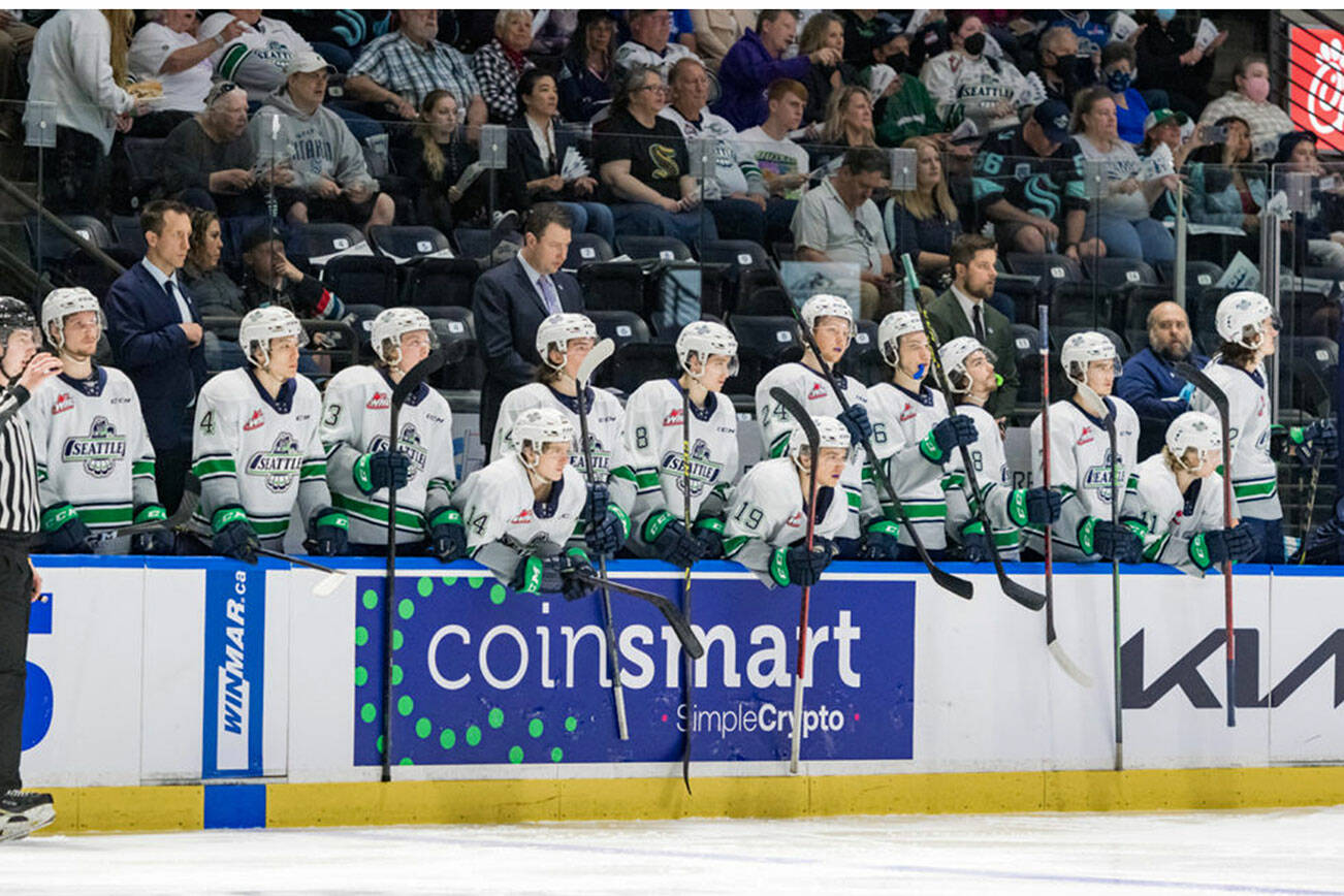 The Seattle Thunderbirds lost four games to two in the Western Hockey League finals to the Edmonton Oil Kings. COURTESY PHOTO, Brian Liesse, Seattle Thunderbirds