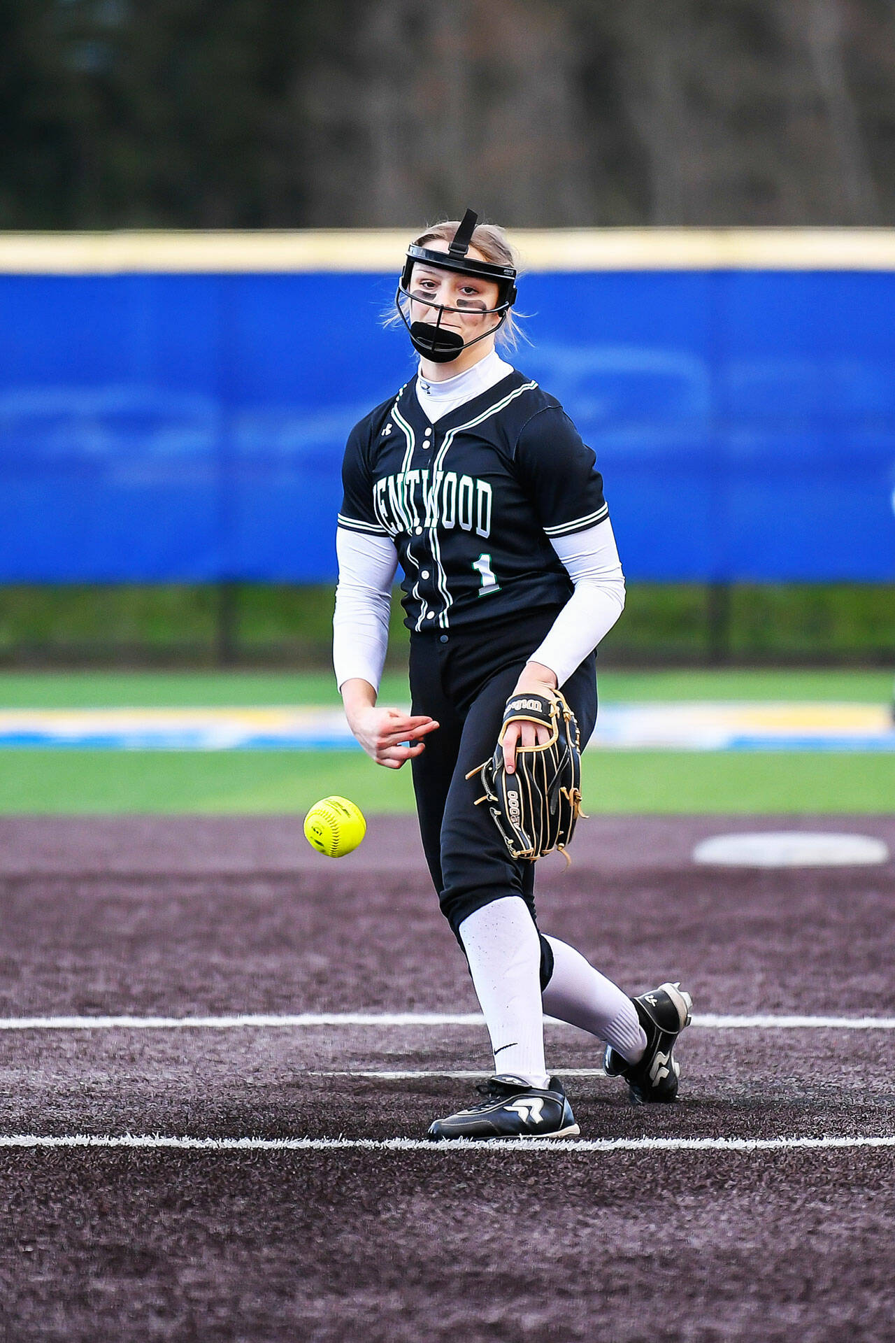 Kentwood High’s Sarah Wright compiled a record of 18-1 with eight no-hitters and two perfect games. COURTESY PHOTO, Dee Torres