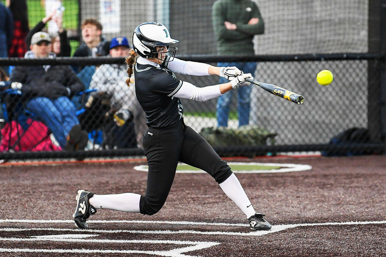 Kentwood High’s Sarah Wright hit six home runs with 27 RBIs.COURTESY PHOTO, Dee Torres