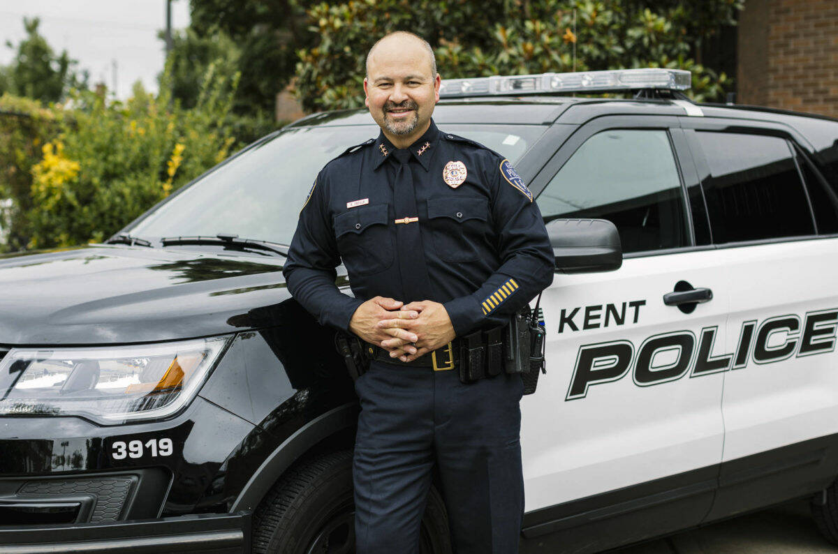 Kent Police Chief Rafael Padilla says crime stats are at an historic high in the city for 2021 and 2022. COURTESY PHOTO, Kent Police