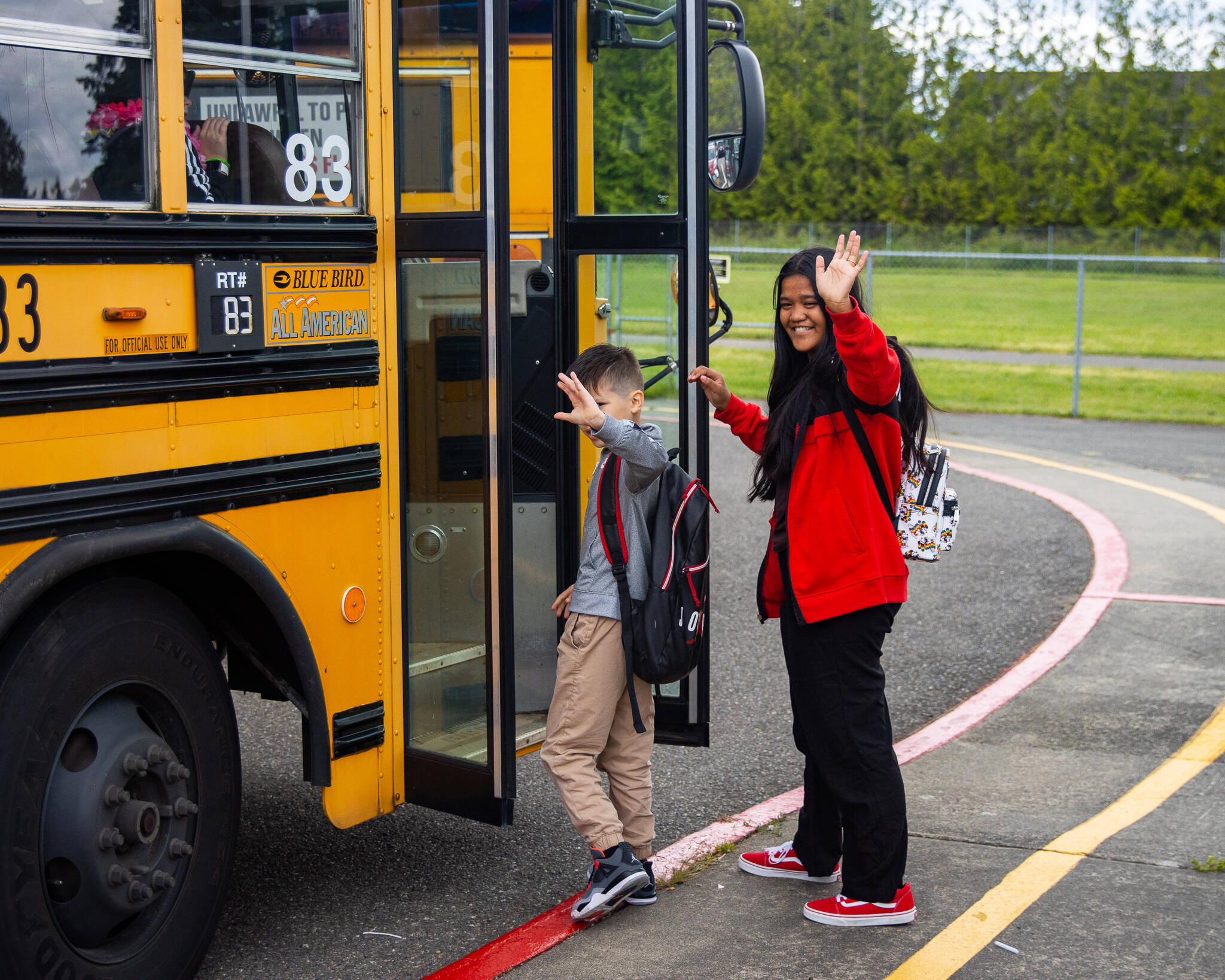Students depart June 20 on the final day of school in the Kent School District. COURTESY PHOTO, Kent School District