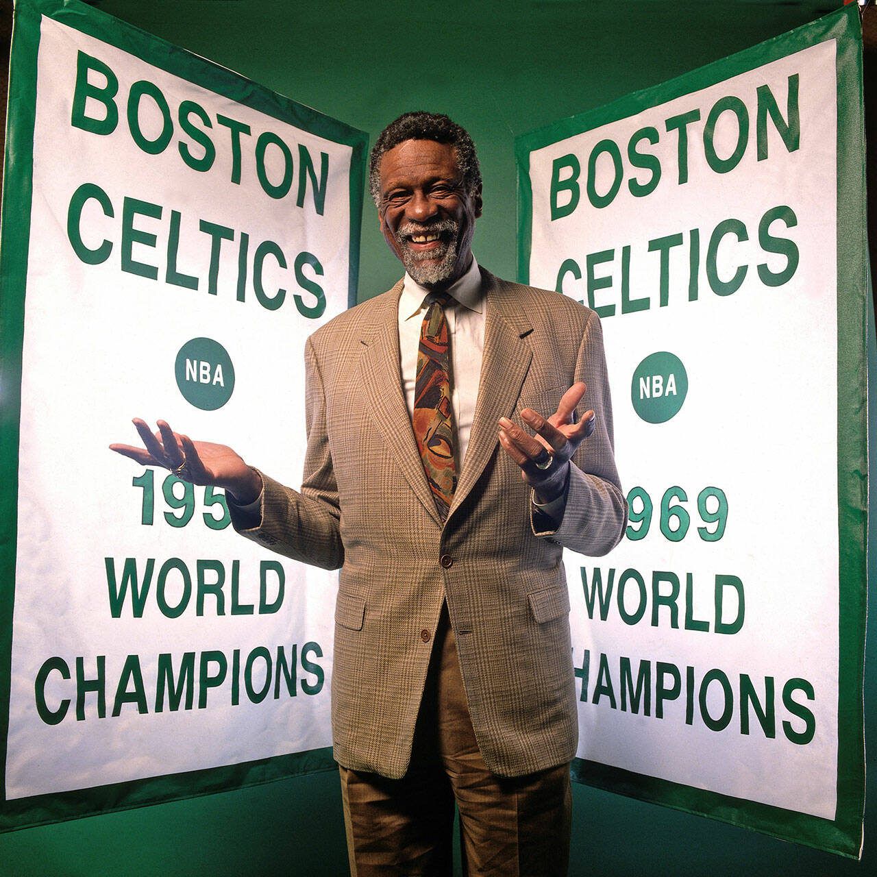 Bill Russell. Photo courtesy of the National Basketball Association (NBA) Twitter
