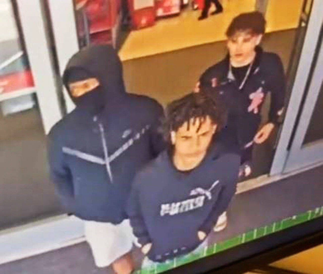 Kent Police are looking for these three young men for their alleged involvement in a June 8 robbery in parking lot near SE 256th Street and 104th Avenue SE. COURTESY PHOTO, Kent Police