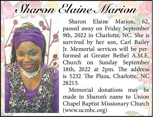 Sharon Elaine Marion | Obituary