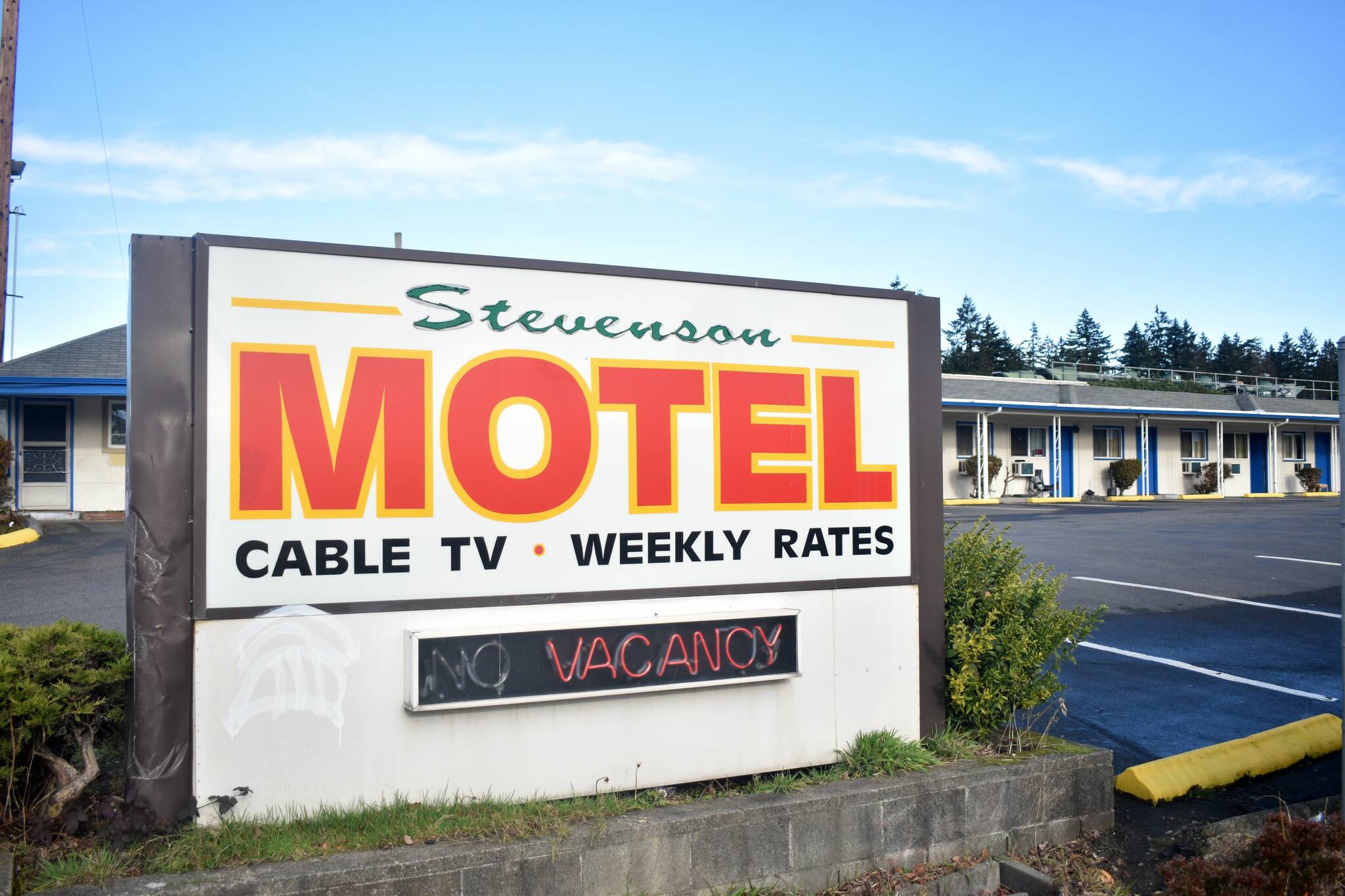 The Stevenson Motel in Federal Way, as seen the afternoon of Jan. 11. Alex Bruell / The Mirror