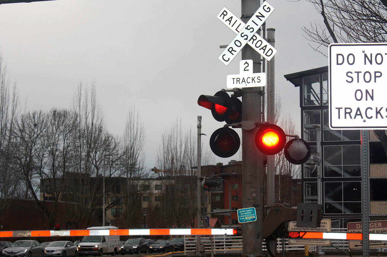 BNSF Railway Smith Street crossing in Kent. File Photo, Kent Reporter