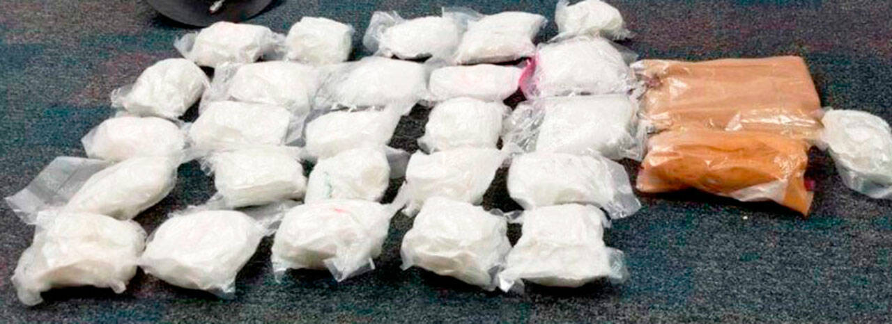 Methamphetamine seized by the Drug Enforcement Administration (DEA). COURTESY FILE PHOTO, DEA