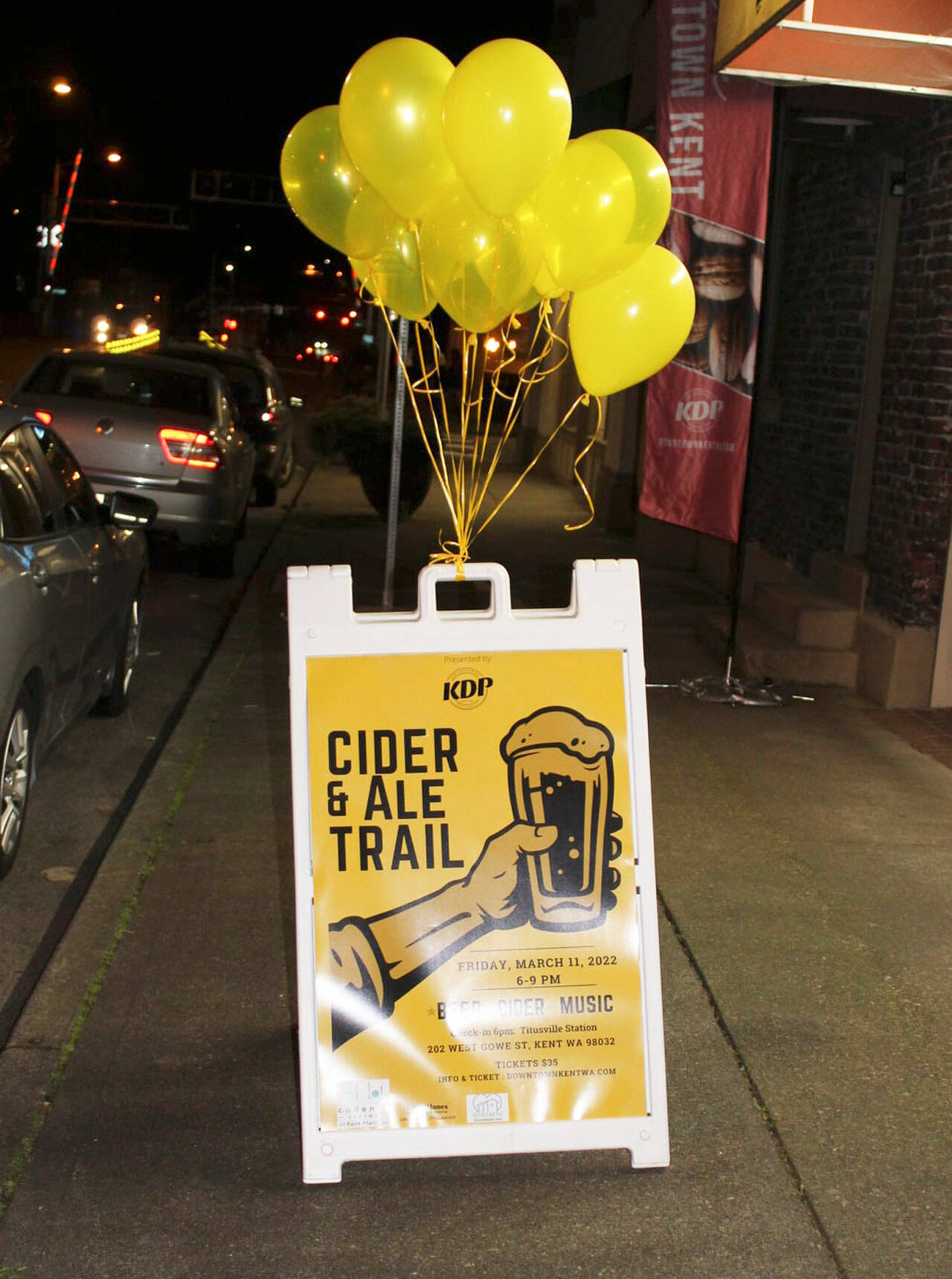 The Downtown Kent Cider & Ale Trail event is Friday, April 28. COURTESY PHOTO, Kent Downtown Partnership