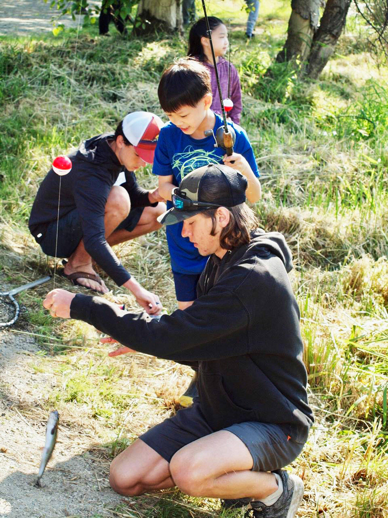 More than 100 kids took part in the fishing day. COURTESY PHOTO, Ken Parks