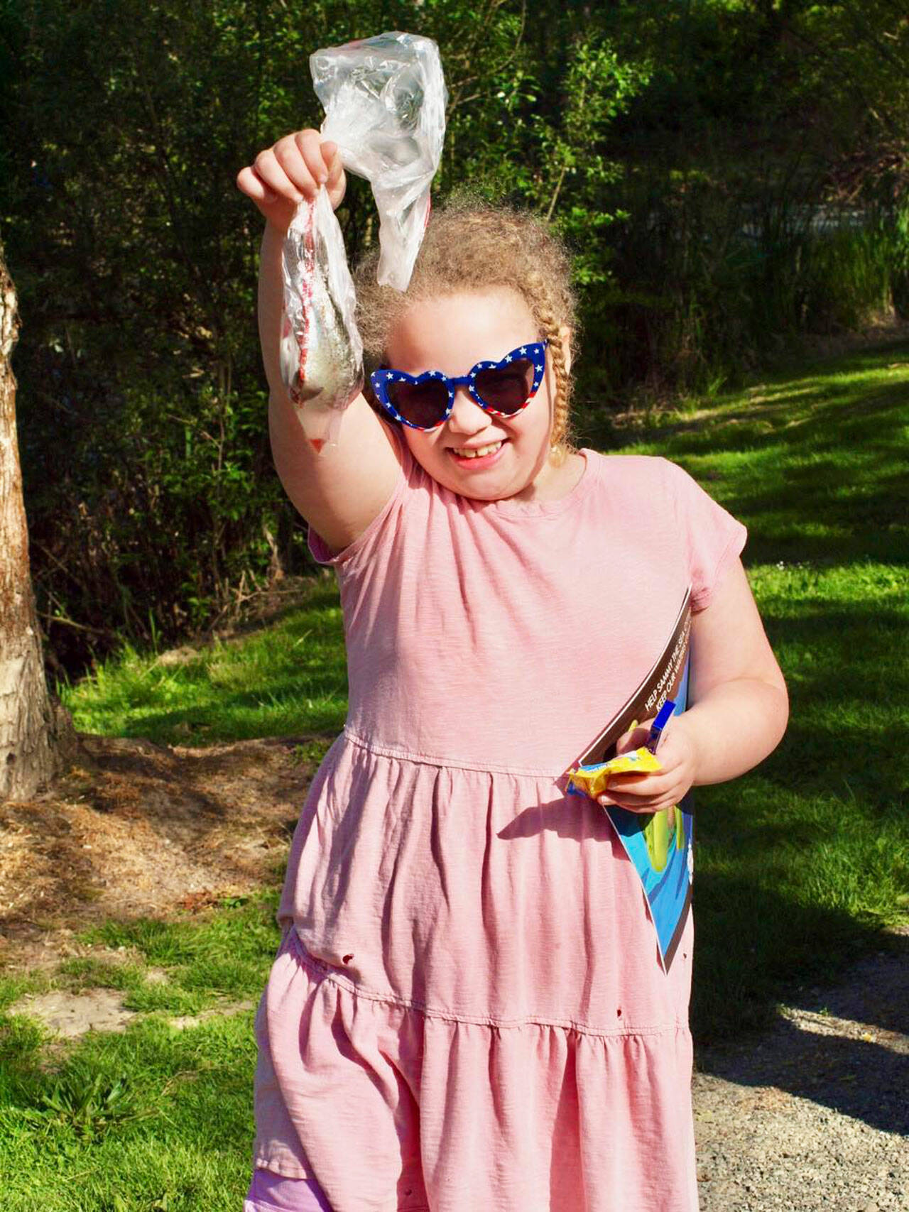 This girl was plenty proud of her catch. COURTESY PHOTO, Kent Parks