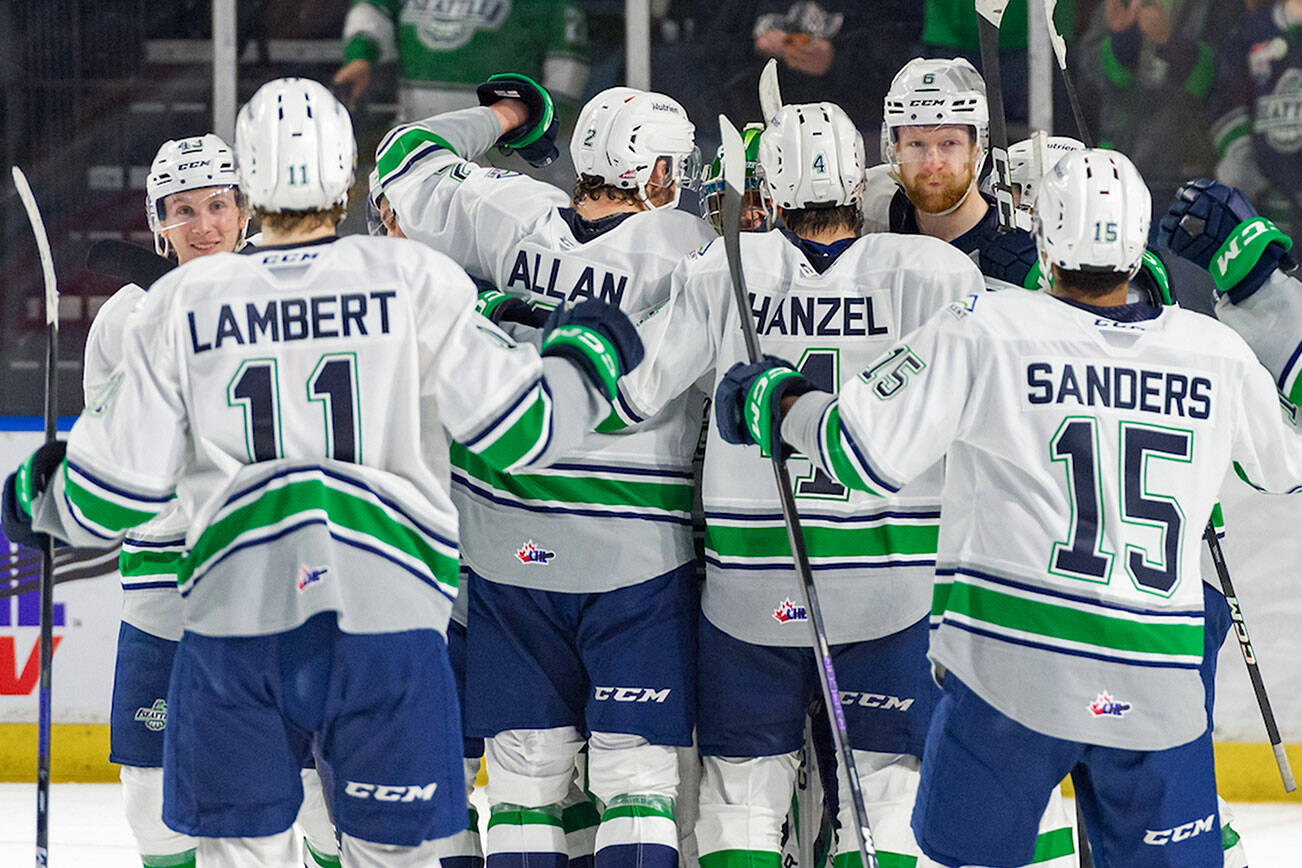 Fans are invited to honor the T-Birds for their outstanding hockey season during an event from 6:30 to 8 p.m. Tuesday, June 6 at the accesso ShoWare Center plaza in Kent. COURTESY PHOTO, Brian Liesse, Seattle Thunderbirds