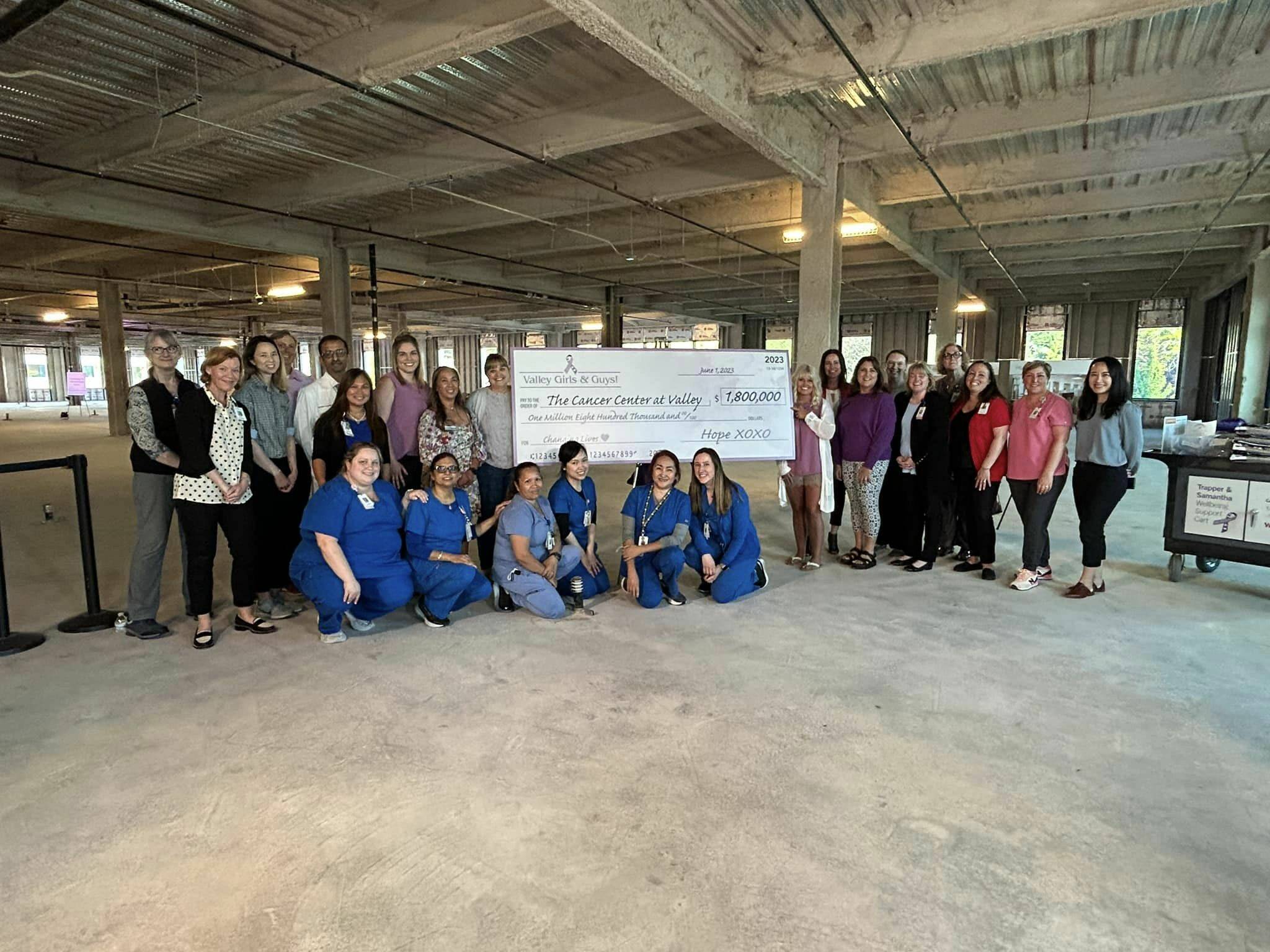 Valley Girls & Guys donated $1.8 million to go towards the Cancer Center. Photo courtesy of Valley Medical Center