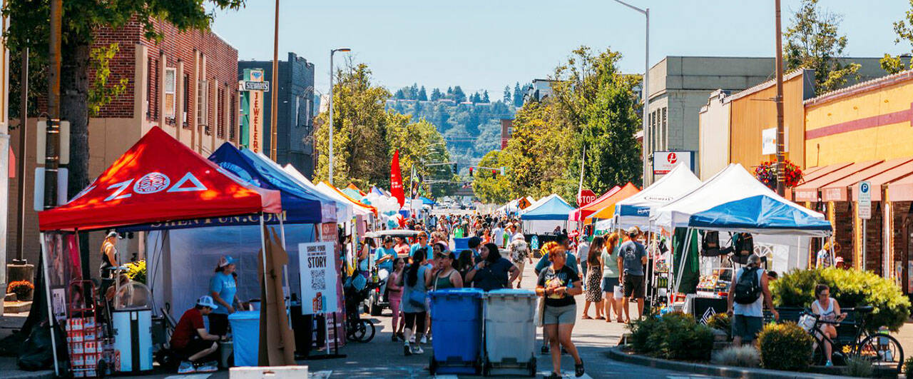 People check out the booths at Kent Cornucopia Days, which was July 14-16. COURTESY PHOTO, City of Kent