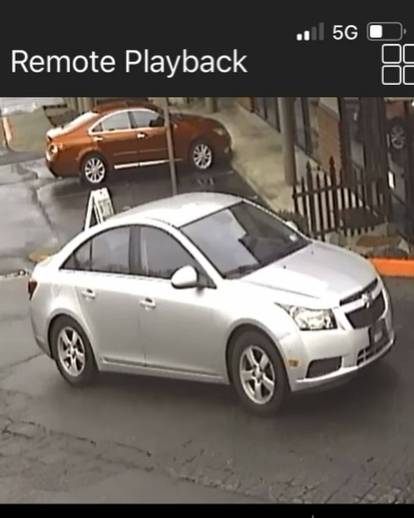 Surveillance footage shows the suspect vehicle involved in the vandalism incident, which Renton Police is pursuing as a potential hate crime. Photo courtesy of The Brewmaster’s Taproom.