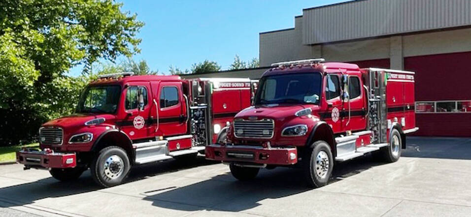 Puget Sound Fire has added two new engines that will make it easier to put out brush fires. COURTESY PHOTO, Puget Sound Fire