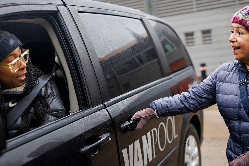 Vanpool offers multiple vehicle sizes to fit your needs, including minivans.