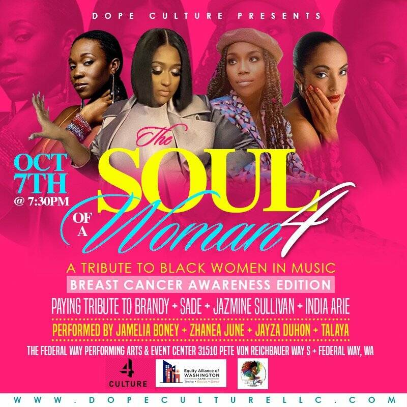 Courtesy of Dope Culture LLC.
“Soul of a Woman 4” promotional poster.