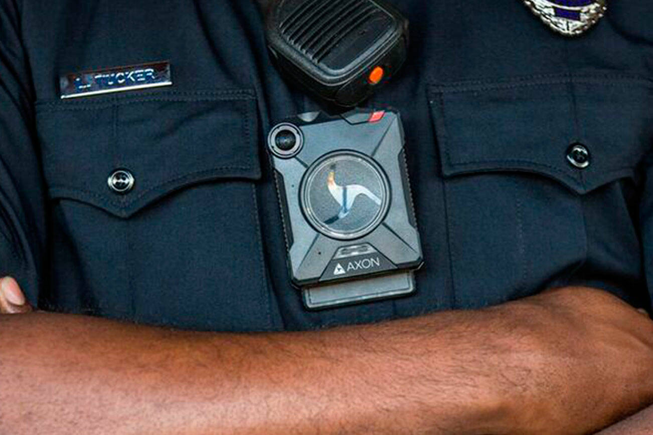 An example of a police body camera. (Photo courtesy of Axon)