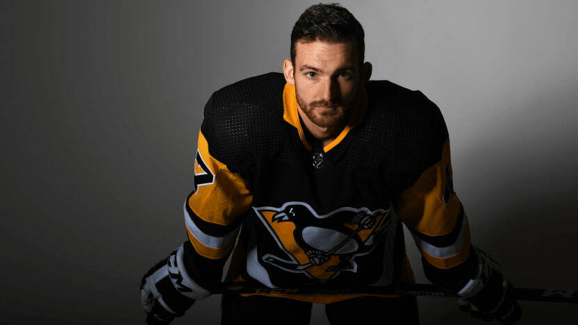 The Western Hockey League has made neck guards mandatory after Adam Johnson, pictured with the Pittsburgh Penguins, died Oct. 28 from a cut by a skate in his neck during a game in England. COURTESY PHOTO, NHL