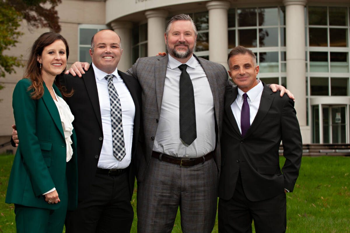 From left to right - Brittany Stockton, Christian Pearson, Robert Iddins, Cameron Pearson.