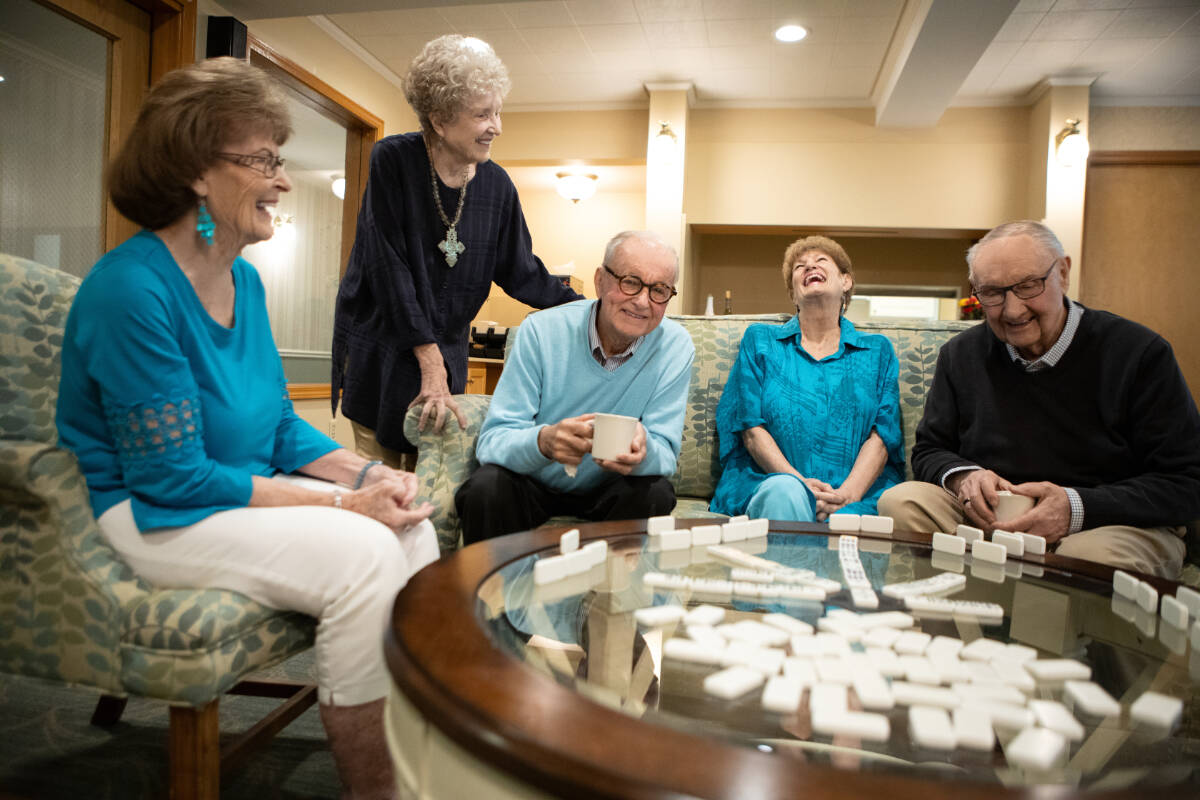 Socialization is more than just “hanging out” with others; it’s at the core of senior well-being. Photo courtesy Village Green Senior Living