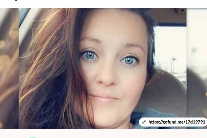 Screenshot from a GoFundMe page created to raise money for Brandi Blake’s memorial service. Blake left with murder suspect Richard Bradley on May 5, 2021, and was never seen again. (Courtesy image)