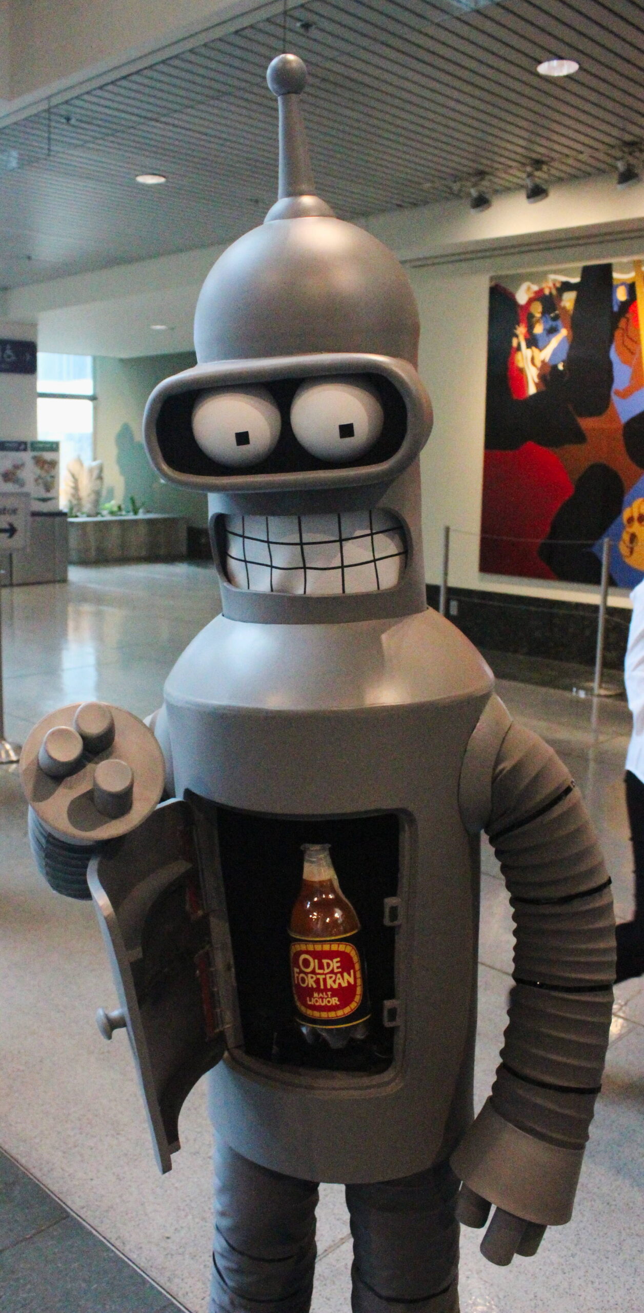 One young dedicated cosplayer went all out as Bender from the beloved animated series “Futurama.” Photo by Bailey Jo Josie/Sound Publishing.