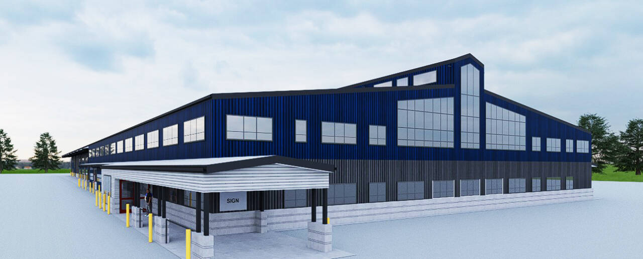 A rendering of the citys new Kent East Hill Operations Center to be constructed later this year near SE 248th Street and 124th Avenue SE. COURTESY GRAPHIC, City of Kent