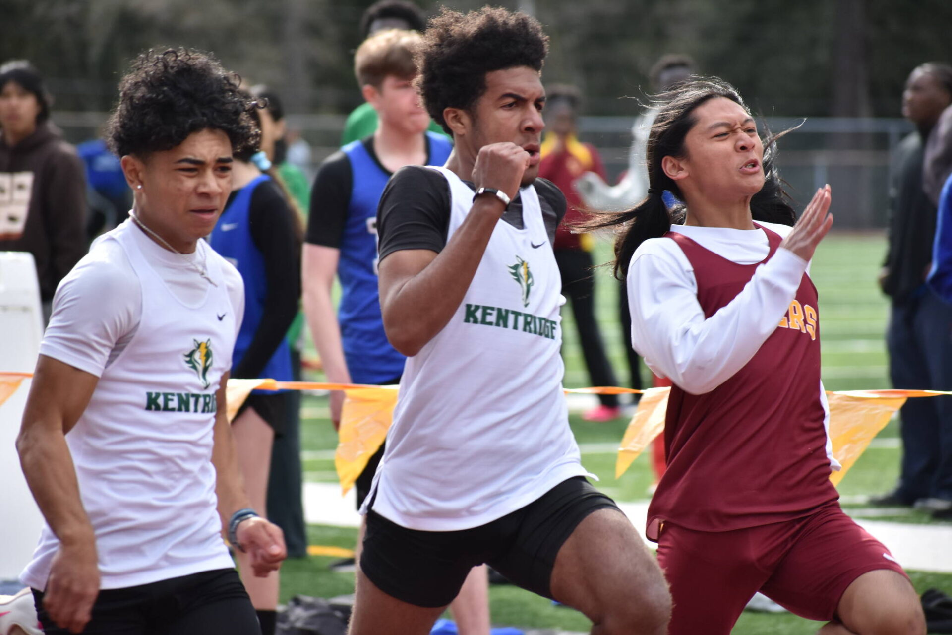 Track and field in action at French Field Kent Reporter