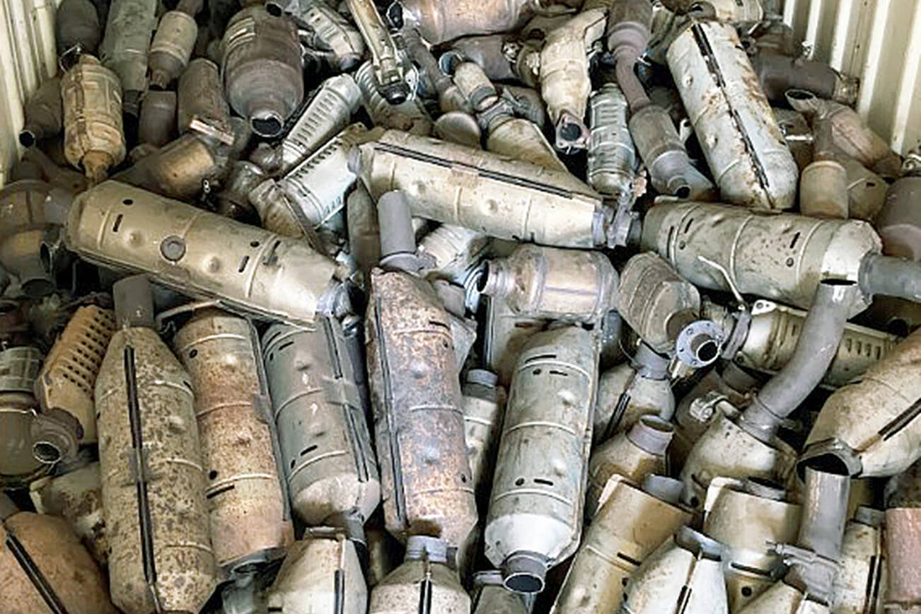 Kent Police recovered nearly 800 catalytic converters in a 2021 bust. File photo