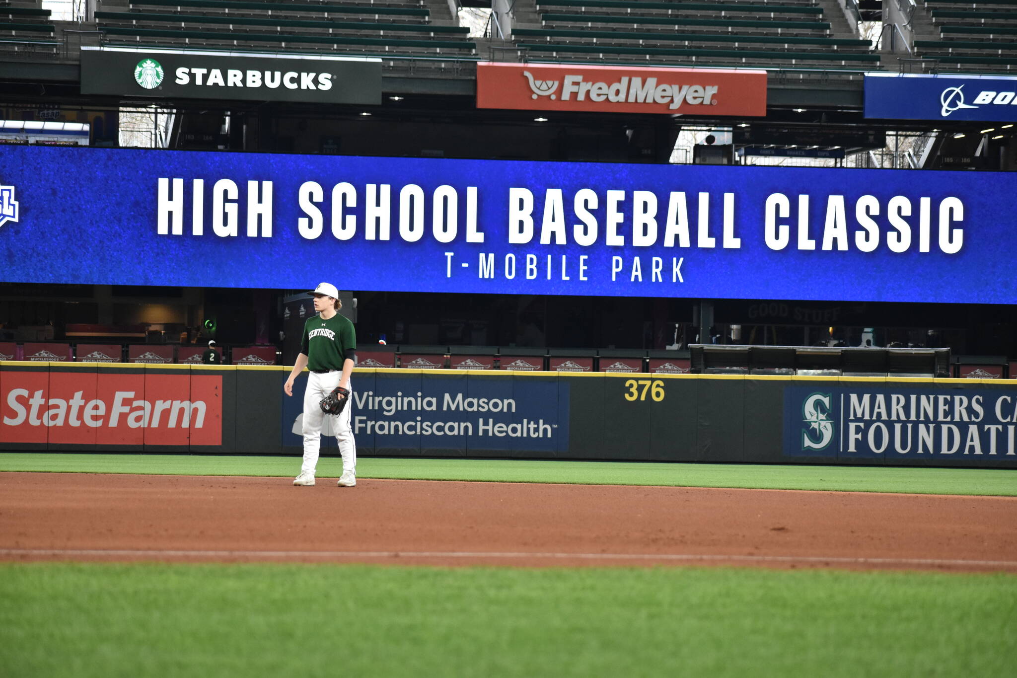 Kentridge participated in the High School Baseball Classic at T-Mobile Park against the Lake Washington Kangs. Ben Ray / The Reporter