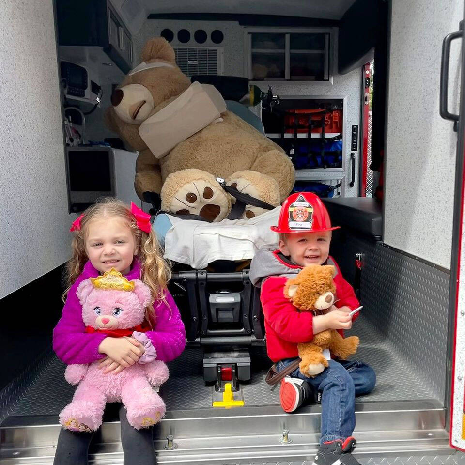 Puget Sound Fire’s annual Teddy Bear Clinic is Saturday, May 18 at Station 74, 24611 116th Ave. SE. COURTESY FILE PHOTO, Puget Sound Fire