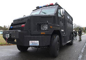 King County SWAT vehicle. Courtesy photo