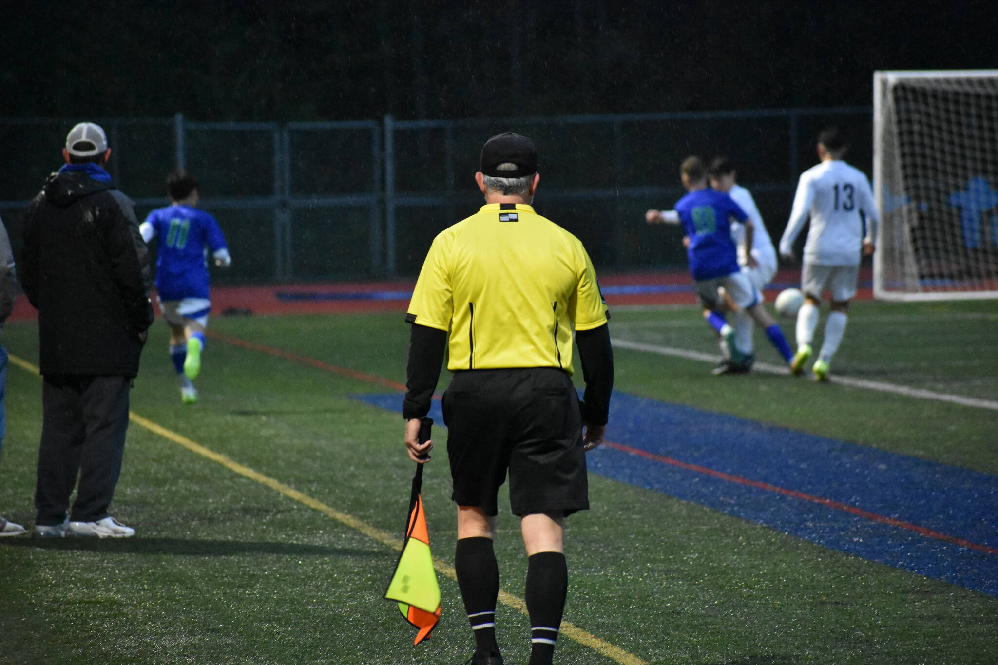 Photo of an assistant referee. Ben Ray / Sound Publishing