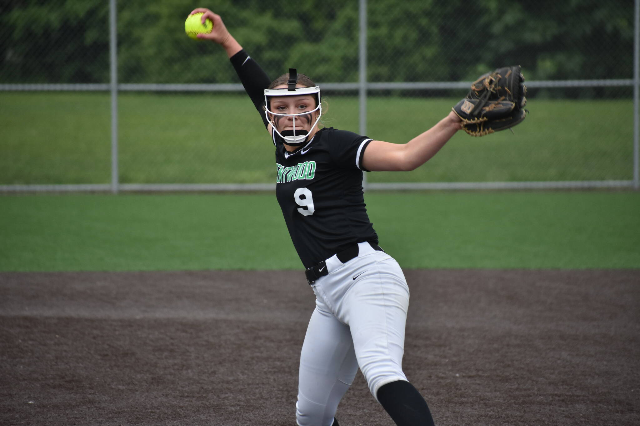 Sarah Wright struck out 17 and allowed just two hits against Kentridge. Ben Ray / The Reporter