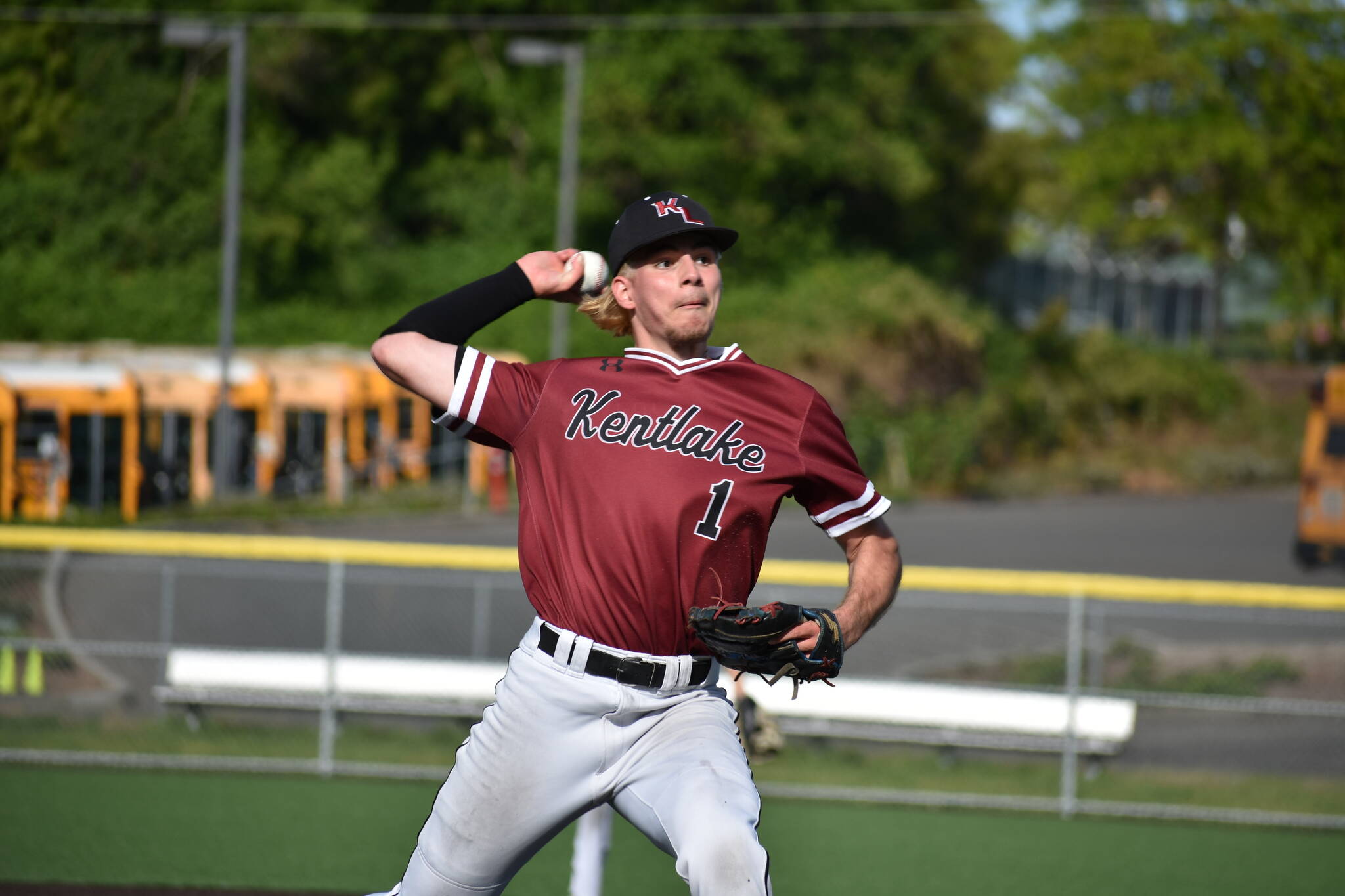 Christopher Moore went six strong innings against Stanwood. Ben Ray / The Reporter