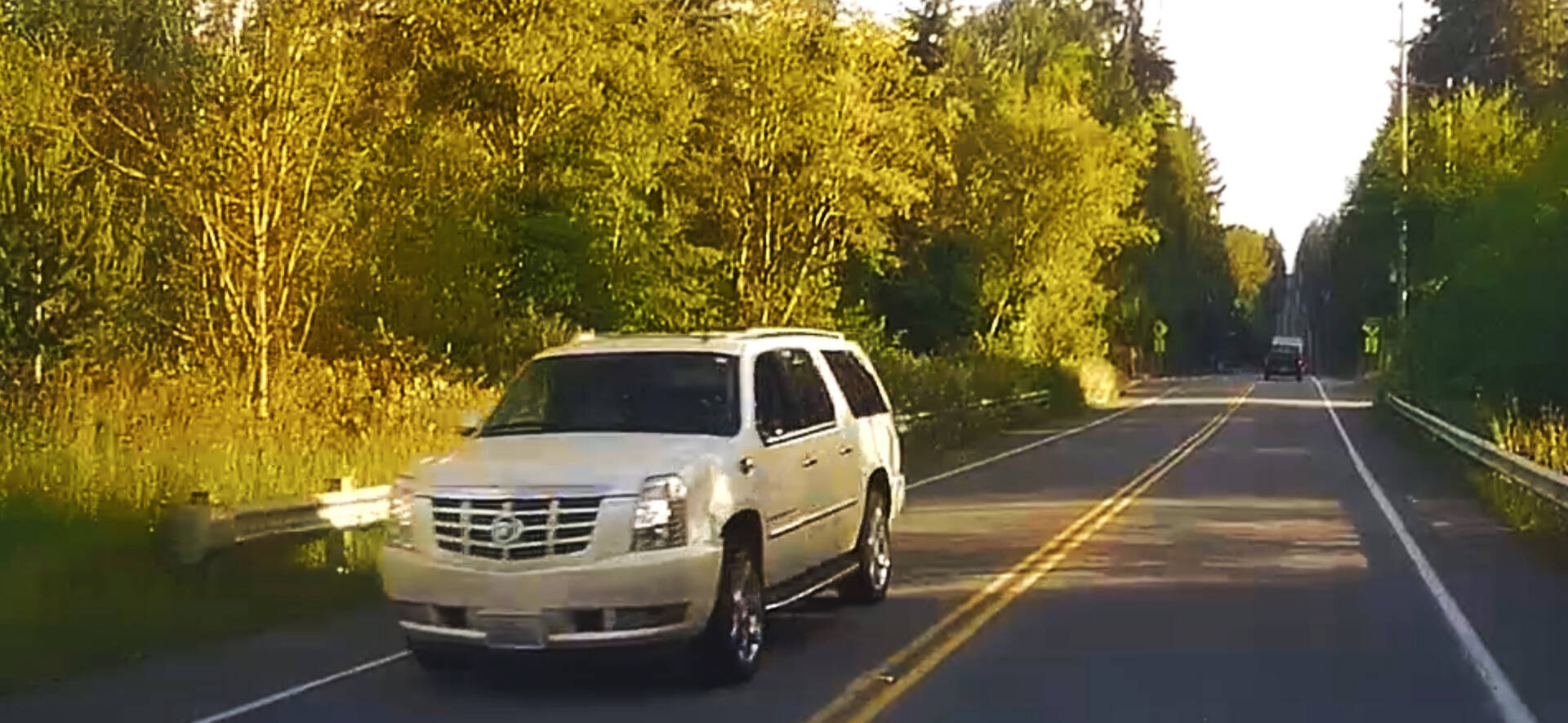 The King County Sheriff’s Office is asking for the public’s help to identify this Cadillac Escalade reportedly involved in a June 16 hit-and-run near Kent. COURTESY PHOTO, King County Sheriff’s Office